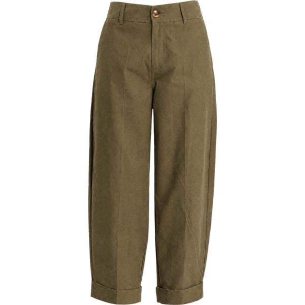 pantaloni I am verde tinta unita