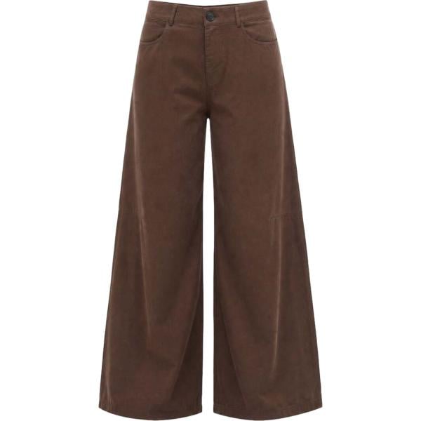 pantaloni a palazzo I am marrone tinta unita