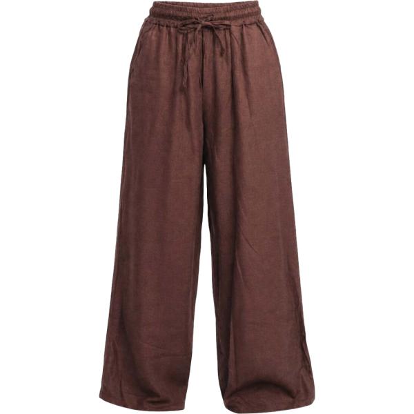 pantaloni I am marrone tinta unita