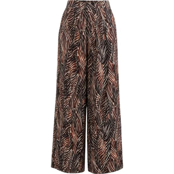 pantaloni a palazzo I am marrone con stampe