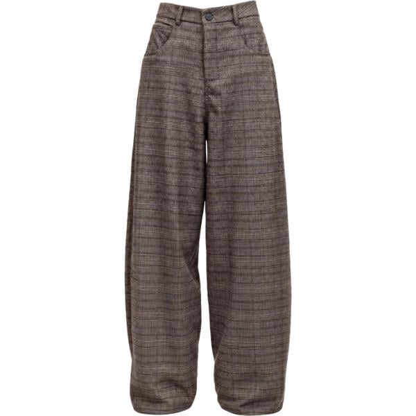 pantaloni I am marrone a quadri
