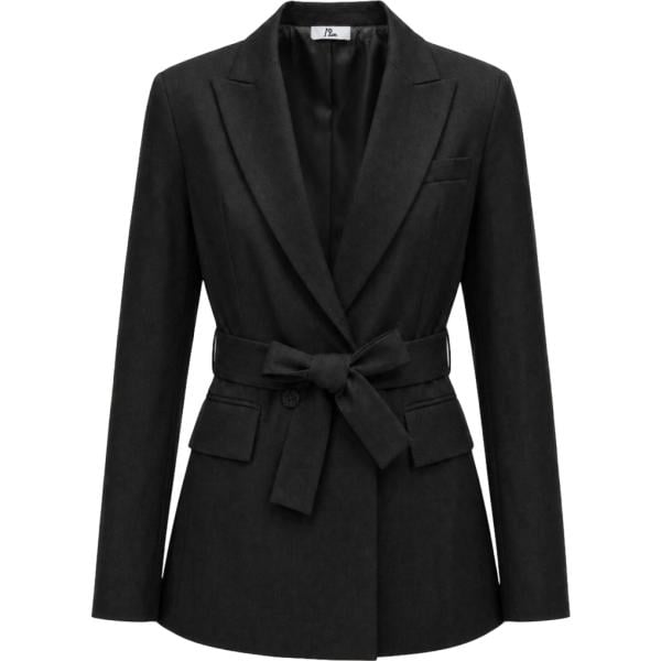 blazer I am nero tinta unita