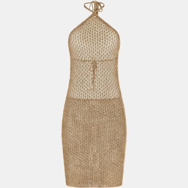 vestidos cortos Guess marrón