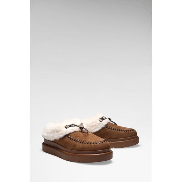 sandalia sabot Guess gris