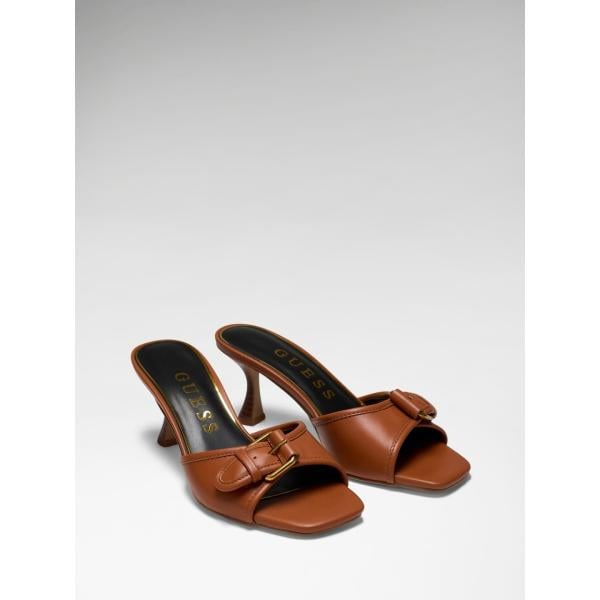 sandalias de piel Guess blanco