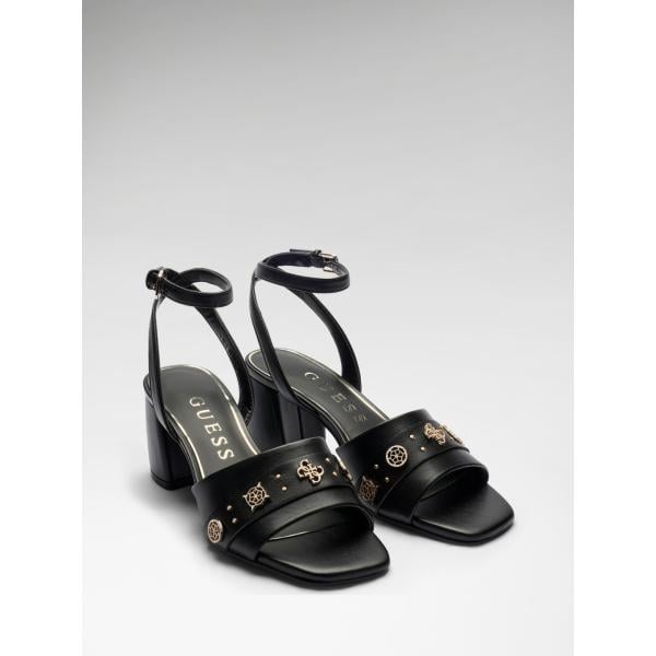 sandalias de piel Guess negro