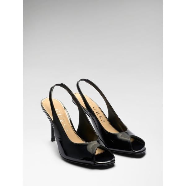 sandalias de piel Guess negro