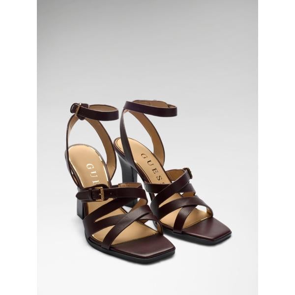 sandalias de piel Guess blanco