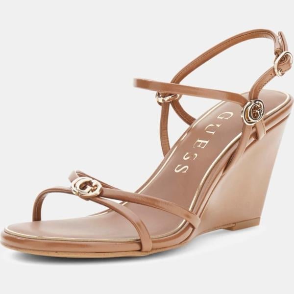 sandalias de piel Guess blanco