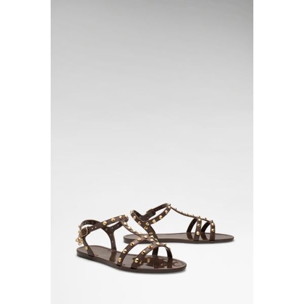 sandalias de piel Guess blanco