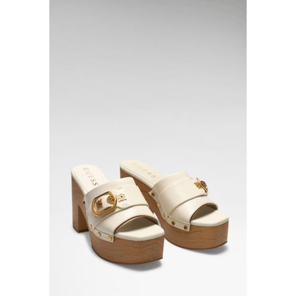 zapatos de cuña Guess blanco