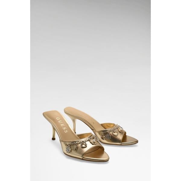 sandalias de piel Guess gris