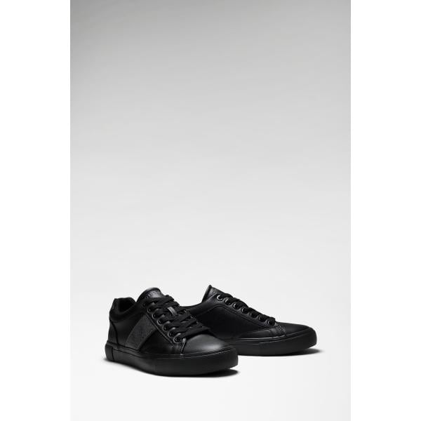 Sneakers hombre snow white con diseños de punta redonda con lazos Guess
