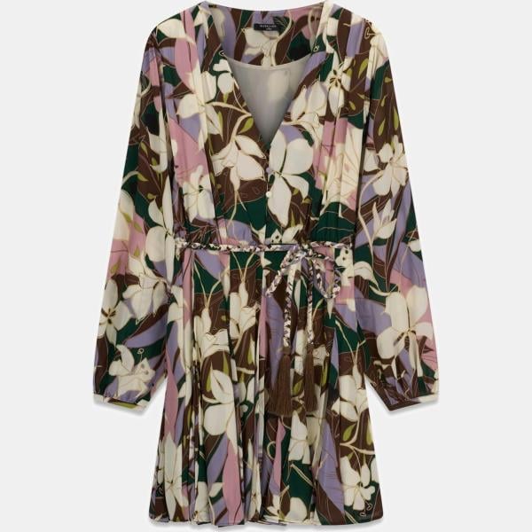 vestidos cortos Marciano Guess blanco de flores
