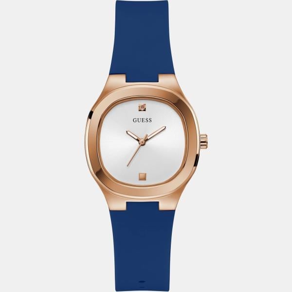 relojes analógicos Guess blanco