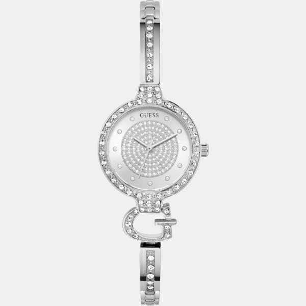 relojes analógicos Guess blanco