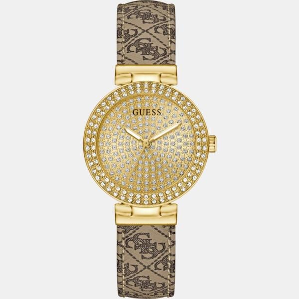 relojes analógicos Guess blanco