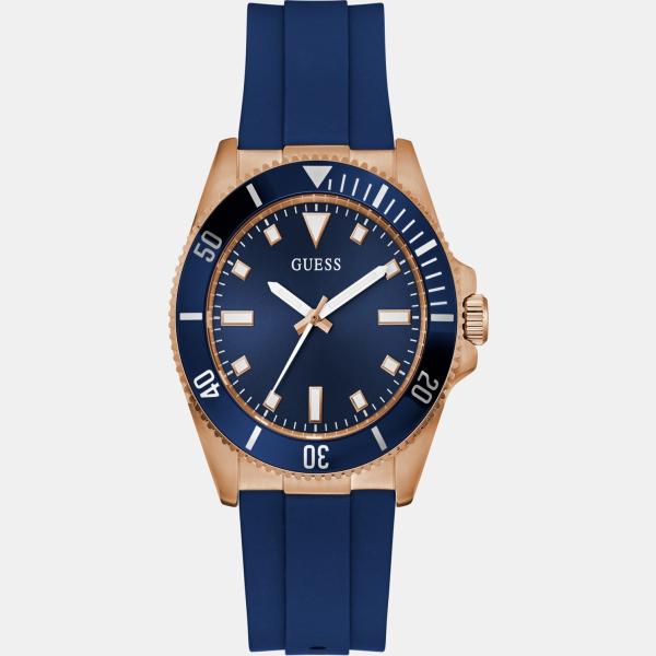 Reloj analógico hombre snow white analógico con hebilla acero inoxidable Guess