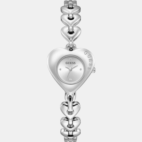 relojes analógicos Guess blanco