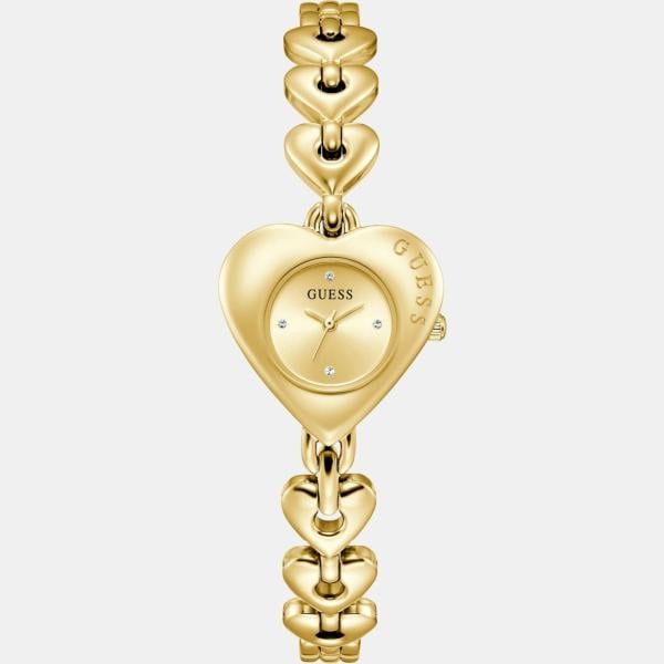 relojes analógicos Guess blanco