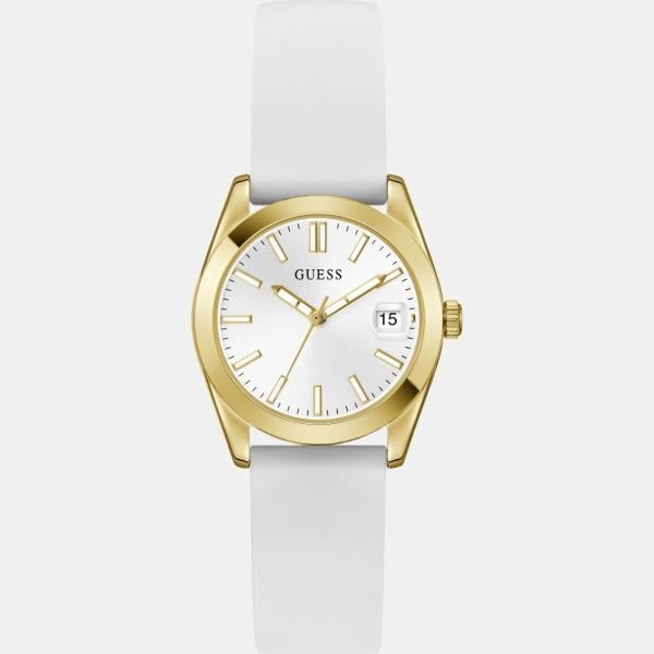 relojes analógicos Guess blanco