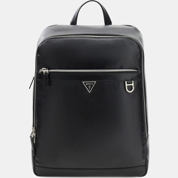 Mochila hombre snow white con cremallera piel Guess