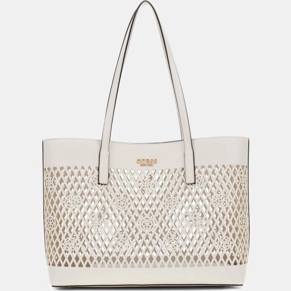 bolso shopper Guess blanco