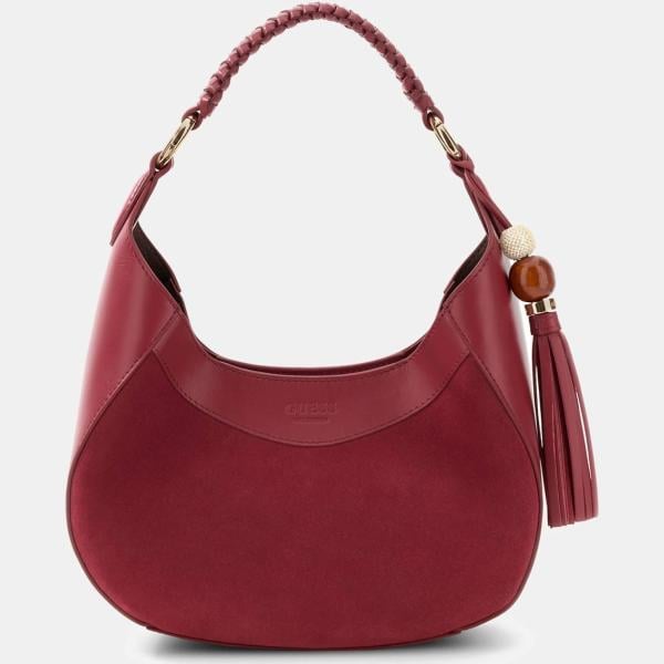 bolsos de hombro Guess blanco