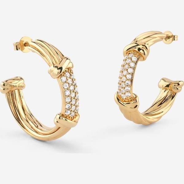 pendientes Marciano Guess blanco