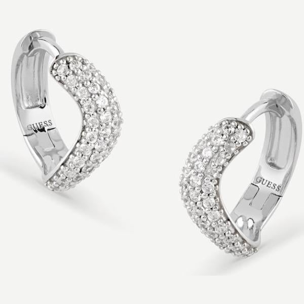 pendientes Guess blanco