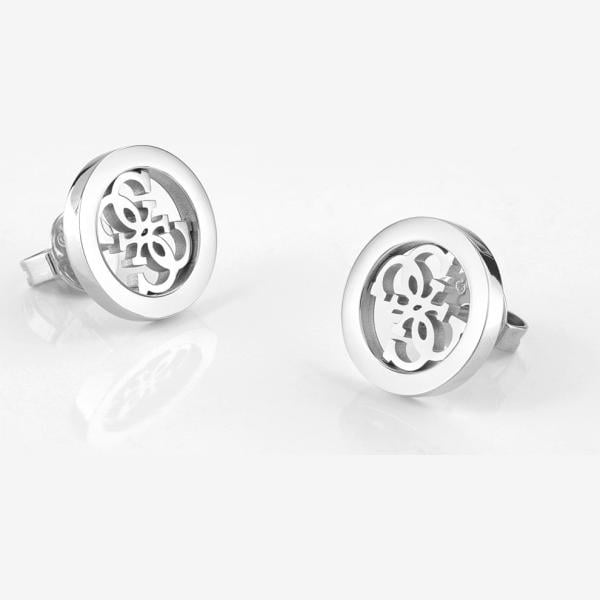 pendientes Guess blanco