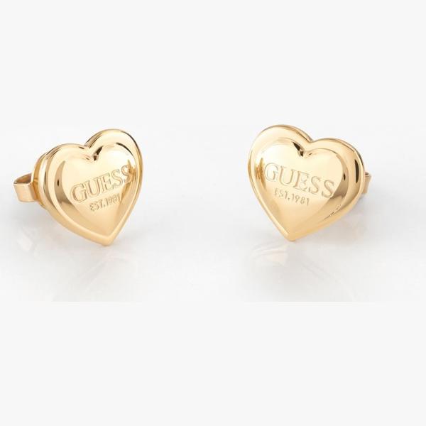 pendientes Guess blanco