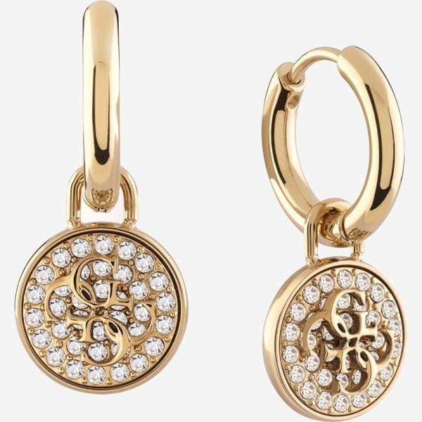 pendientes Guess blanco