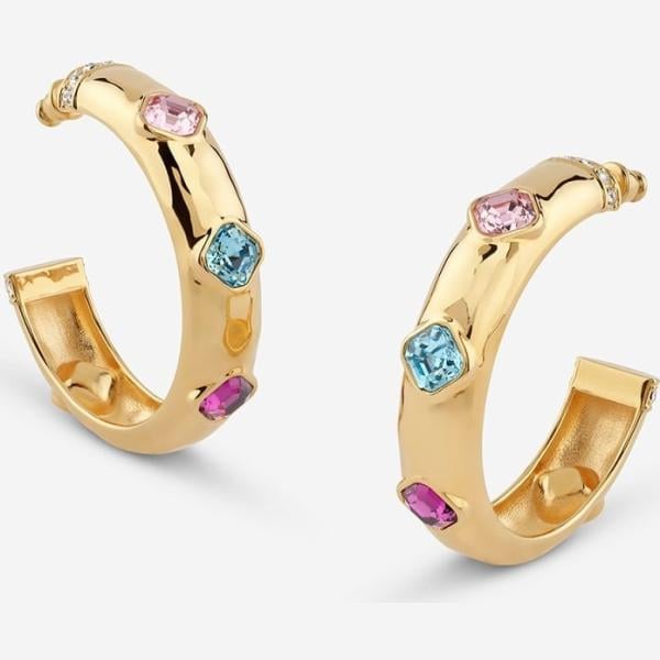 pendientes Guess blanco