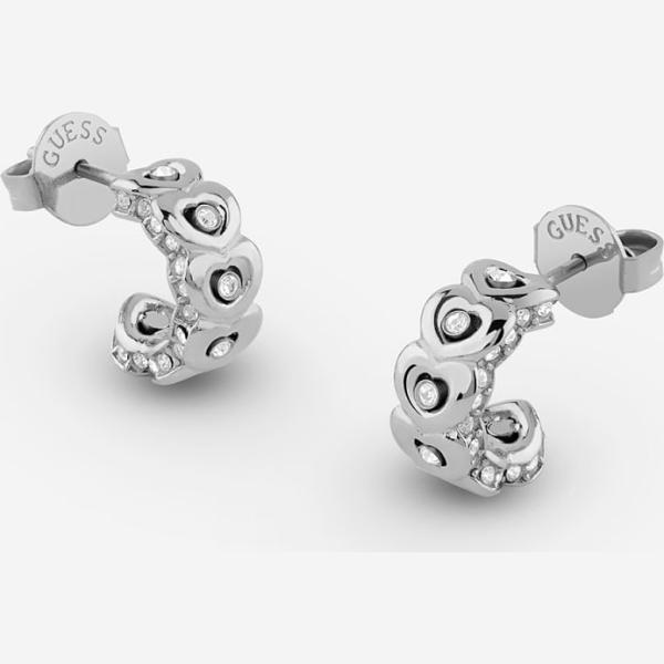 pendientes Guess blanco