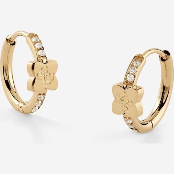 pendientes Guess blanco