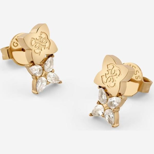 pendientes Guess blanco