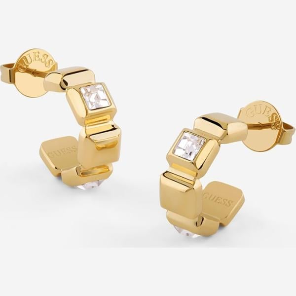 pendientes Guess blanco