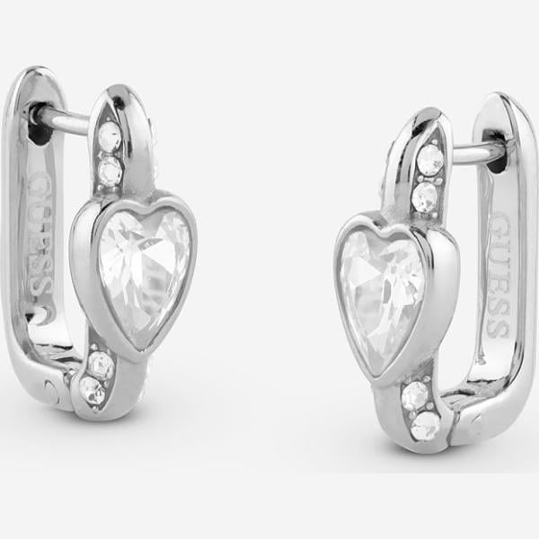 pendientes Guess blanco