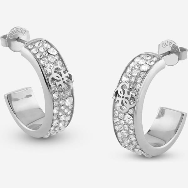 pendientes Guess blanco