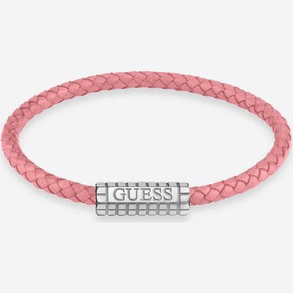 Pulsera hombre snow white a presión piel Guess