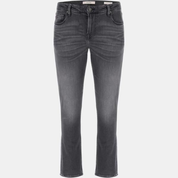 Vaqueros pitillo hombre snow white efecto lavado maxi cintura media denim Guess