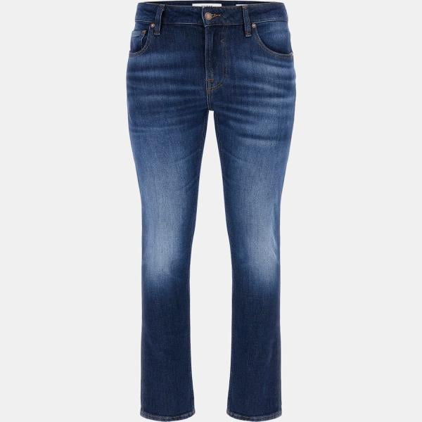 vaqueros pitillo Guess blanco