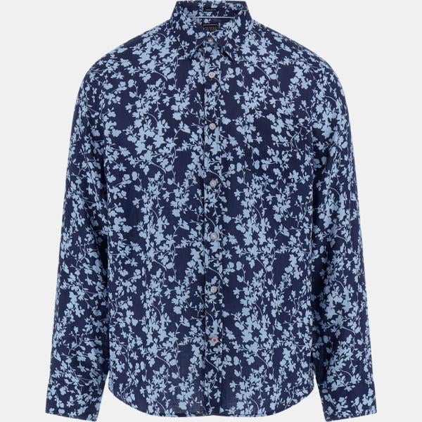 camisas Guess blanco de flores