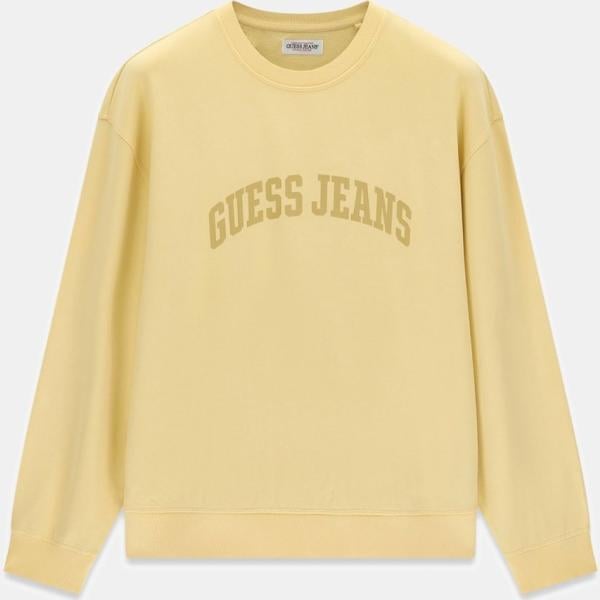 sudaderas con capucha Guess Jeans amarillo con diseños