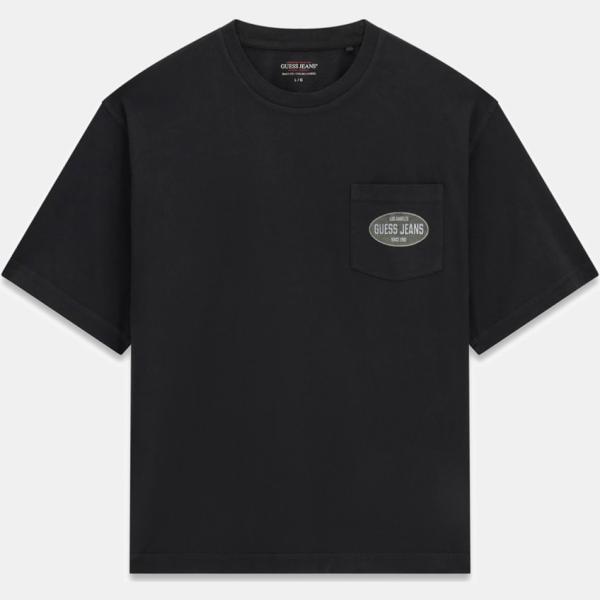 Camiseta hombre boxy snow white con diseños corto de manga corta de punta Guess