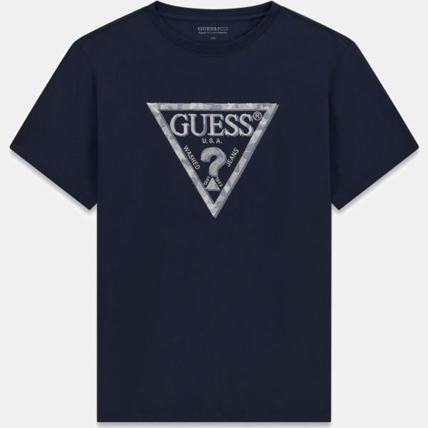 camiseta Guess blanco con diseños
