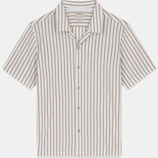 camisas de manga corta Guess gris