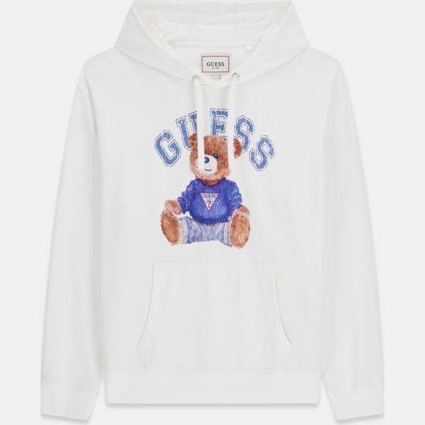 Sudadera con capucha hombre snow white con diseños cuello con capucha largo de manga larga algodón Guess
