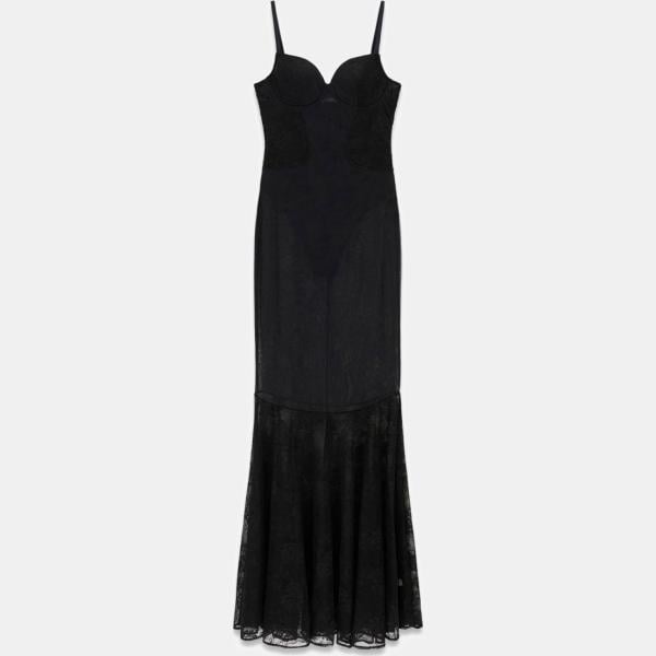 vestidos largos Guess blanco